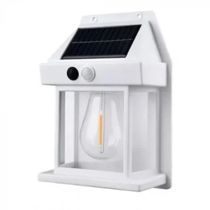 Güneş Enerjili Bahçe Led Ampul Sensörlü Bahçe Led Su Geçirmez 3 Modlu Beyaz