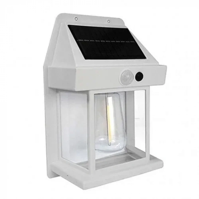 Güneş Enerjili Bahçe Led Ampul Sensörlü Bahçe Led Su Geçirmez 3 Modlu Beyaz