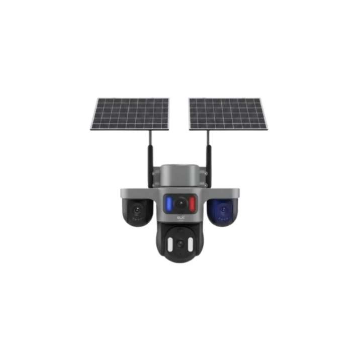 Güneş Enerjili Çiftlik Kamerası 3 Lensli 9mp Solar Kamera 2 Yıl Garantili