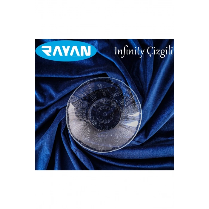 Güneş Yıldız Gül Model 6lı Cam Tabak -G-403