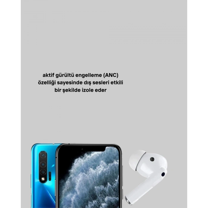 Gürültü Engelleme Özellikli Kablosuz Bluetooth Kulaklık –  Type-c Hızlı Şarj
