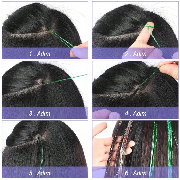 Hair Tinsel Saç Simi - HT06