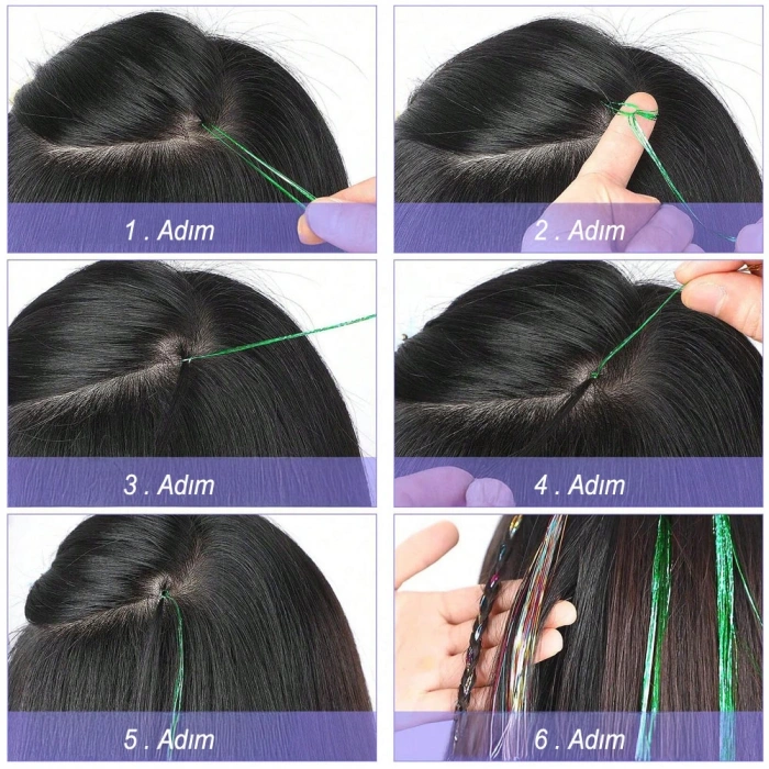 Hair Tinsel Saç Simi - HT10