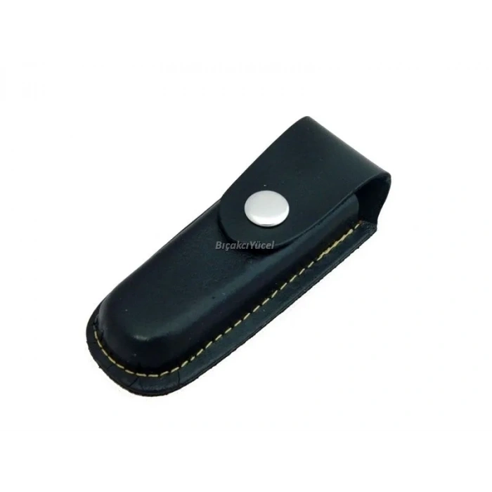 Hakiki Deri Çakı Kılıfı No:0 - 10 Cm, Kemerlikli