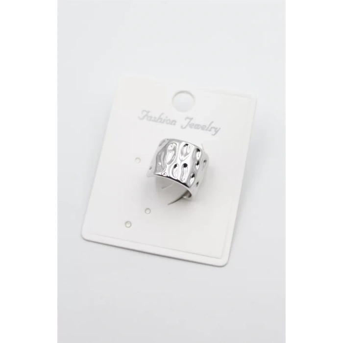 Halka Kıkırdak Küpe - Gümüş