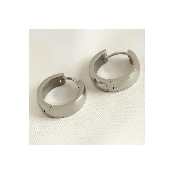 Halka Lüks Çelik Küpe 1,5 cm