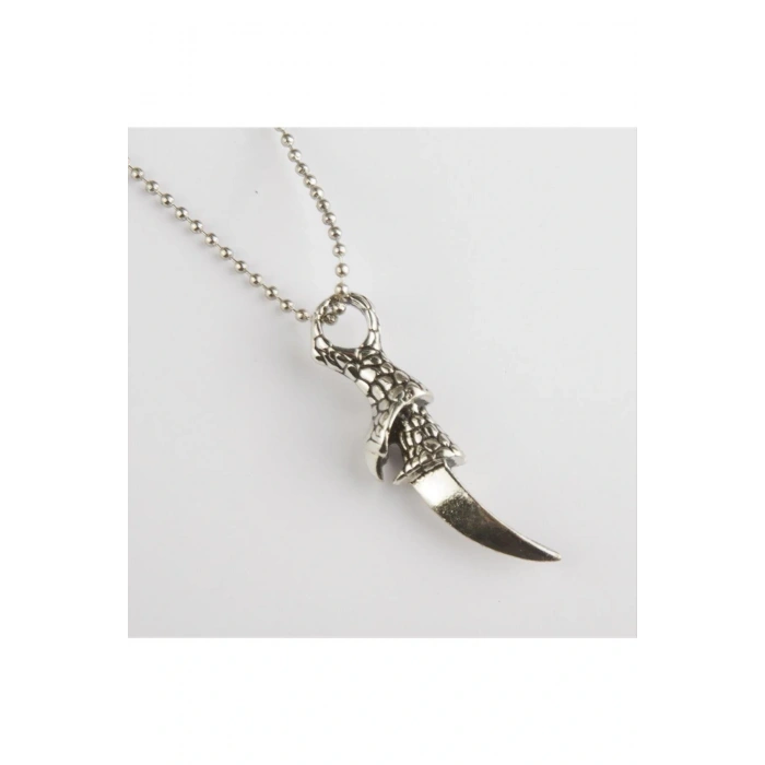 Hançer Figürlü Metal Kolye