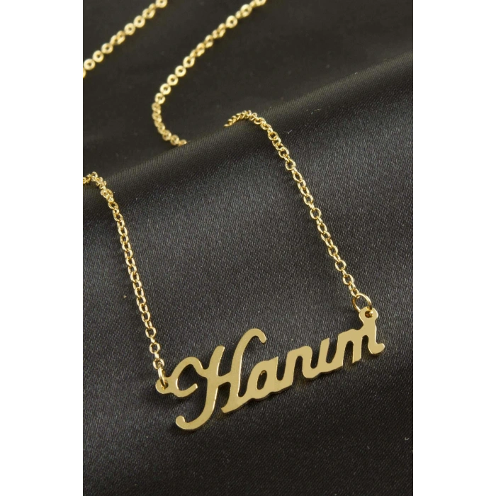 Hanım isimli kolye (Kişiye Özel)