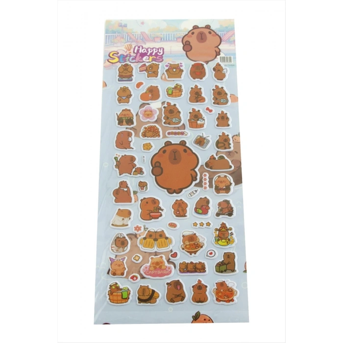 Happy Kabartmalı Sticker