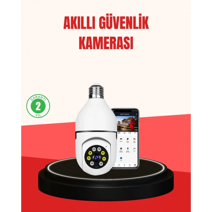 Hareket Algılamalı Kablosuz Akıllı Ev Güvenlik Kamerası