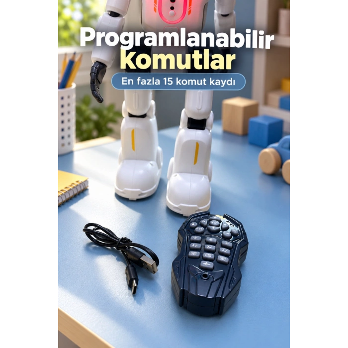 Hareket Sensörlü Robot Oyuncak Elle Yönlendirme Özellikli