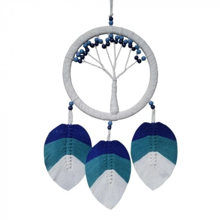 Hayat Ağacı Şekilli Yapraklı Duvar Dekoru