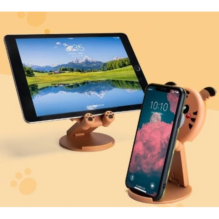 Hayvan Figürlü Masaüstü Telefon Standı 5 Model (4887)