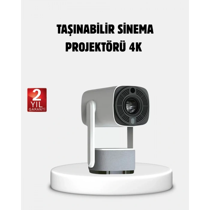 Hd 720p Projeksiyon Cihazı – Geniş Ekran 10.000 Saat Ampul Ömrü Ev Sineması Deneyimi