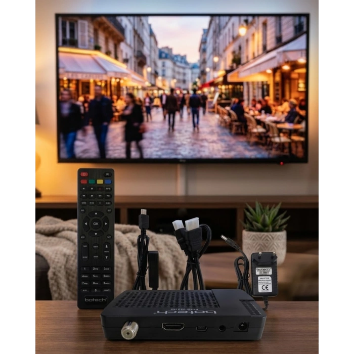 HD Uydu Receiver USB Medya Oynatıcı Özellikli Çok Dilli Menü Destekli