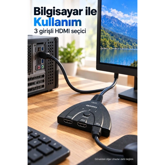 Hdmı Switch 2.0 Ve 3d Format Destekli