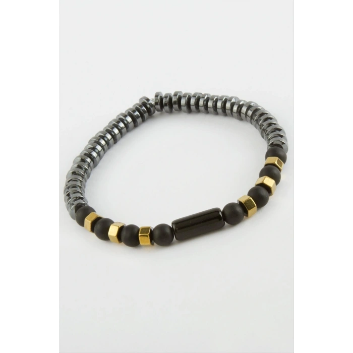 Hematit Onix Doğaltaş Bileklik