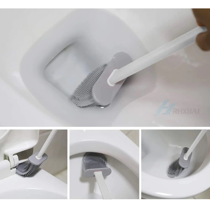 Hijyenik Klozet Temizleme Silikonu Esnek Fırça (4887)