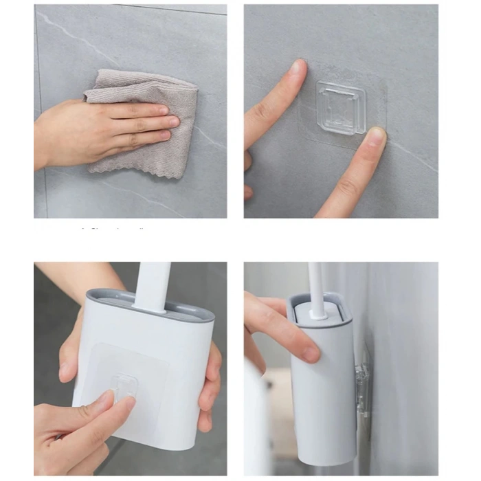 Hijyenik Klozet Temizleme Silikonu Esnek Fırça (4887)