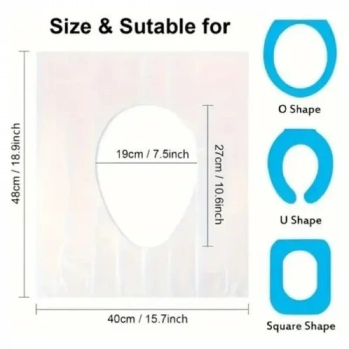 Hijyenik Tek Kullanımlık Klozet Kapağı Poşeti