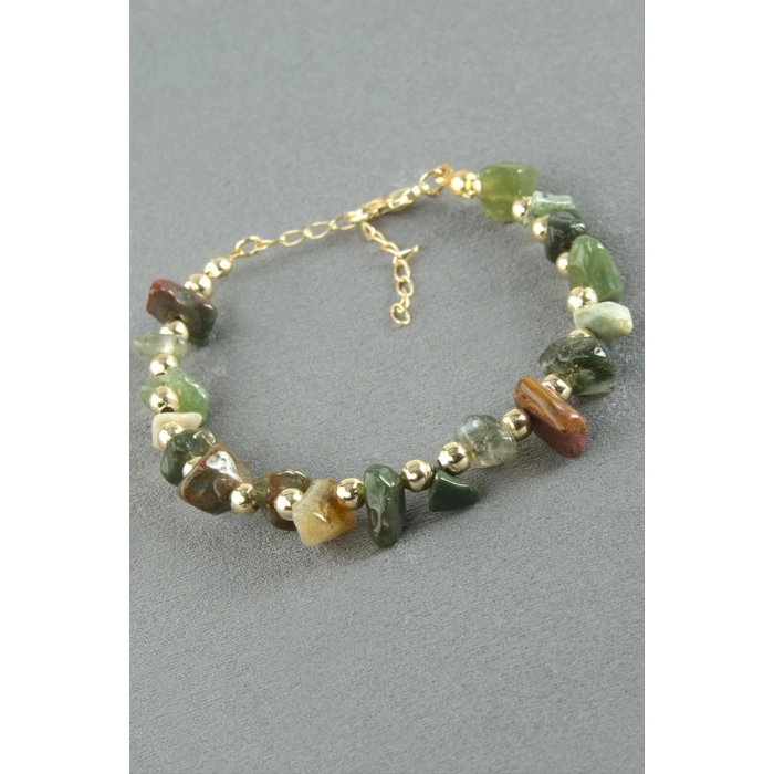 Hint Akik Kırık Doğaltaş Bileklik