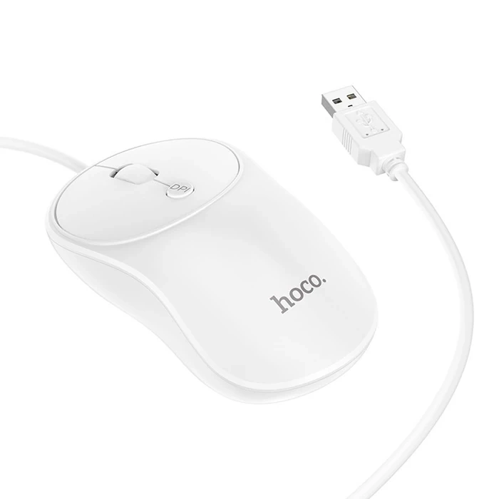 Hoco Gm13 Bussines 1600dpı 4d Yüksek Hassasiyet Kablolu Optik Mouse