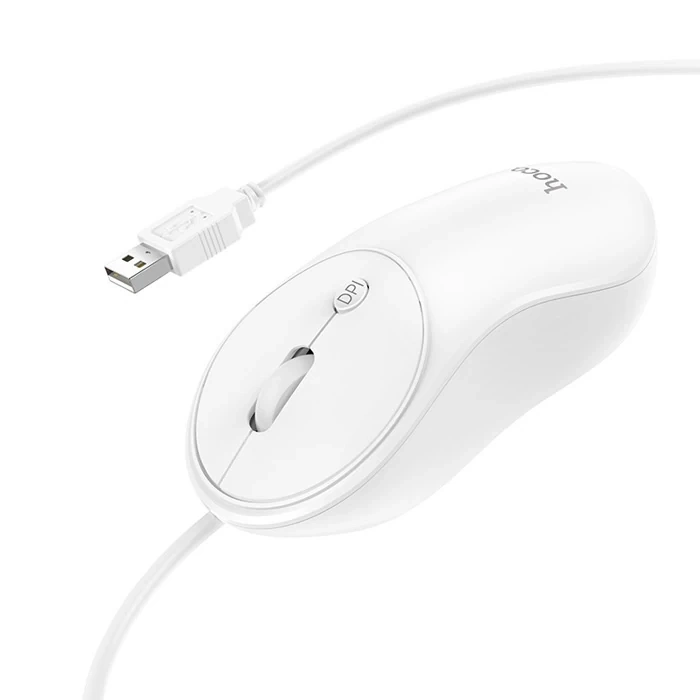 Hoco Gm13 Bussines 1600dpı 4d Yüksek Hassasiyet Kablolu Optik Mouse