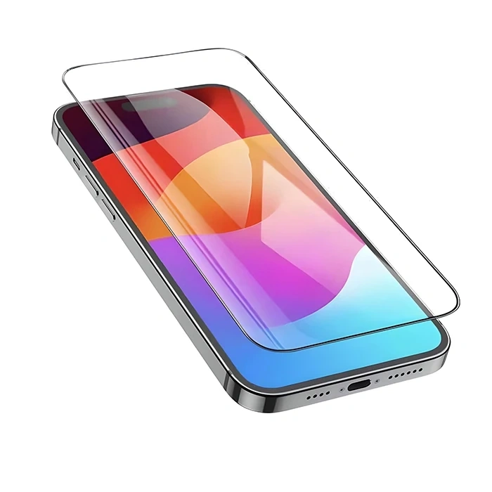 Hoco Guardian Shield Series İphone 15 Pro Hd Tempered Kırılmaz Cam Ekran Koruyucu 10 Adet Set