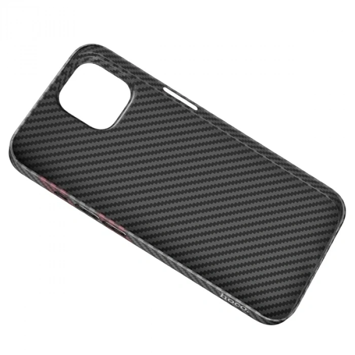 Hoco İphone 14 6.1 Kılıf Kevlar Texture Darbe Emici Telefon Kılıfı