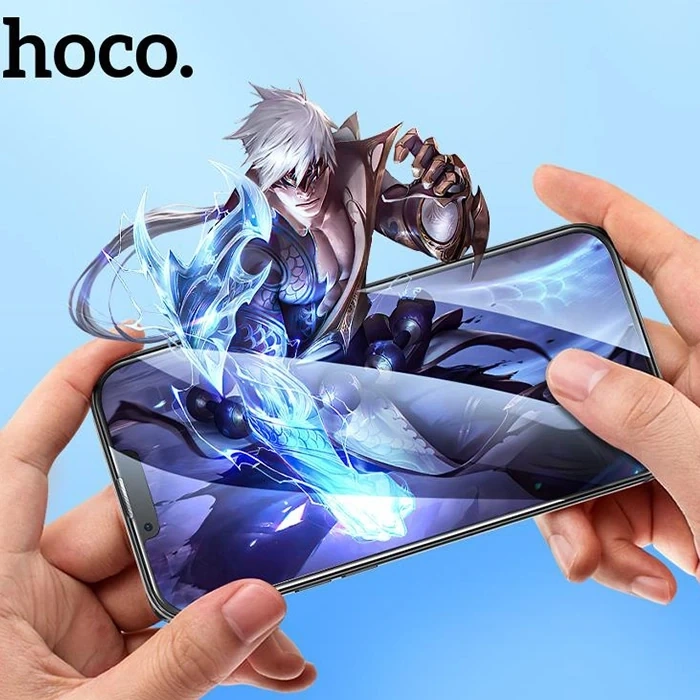 Hoco İphone 14 Pro Ar Yansıma Önleyici Temperli Cam Ekran Koruyucu-(5775)