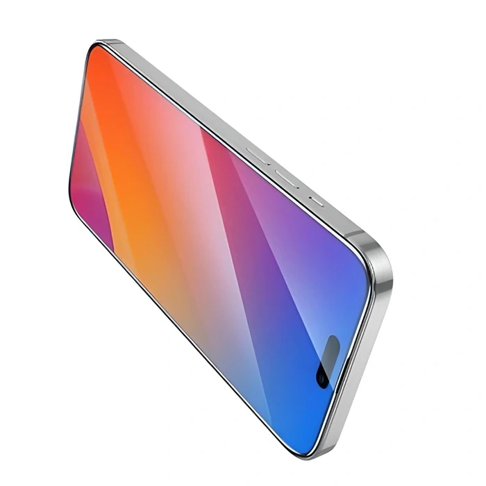 Hoco İphone 15 Pro Full Hd Tempered Kırılmaz Cam Ekran Koruyucu 10 Adet Set-(5775)