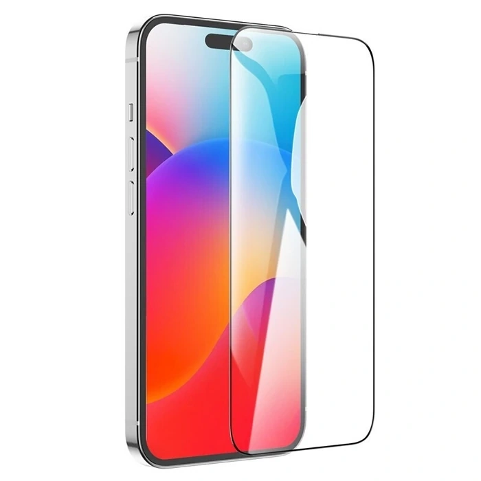 Hoco İphone 15 Pro Full Hd Tempered Kırılmaz Cam Ekran Koruyucu 25 Adet Set