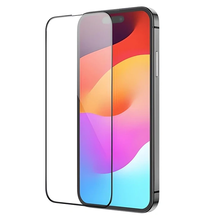 Hoco İphone 15 Pro Max 5d Full Tempered Kırılmaz Cam Ekran Koruyucu 25 Adet Set