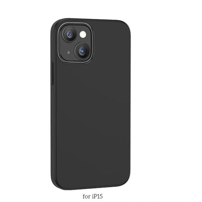 Hoco Pure Series İphone 15 Manyetik Silikon Kılıf-(5775)