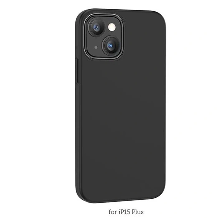 Hoco Pure Series İphone 15 Plus Manyetik Silikon Kılıf-(5775)