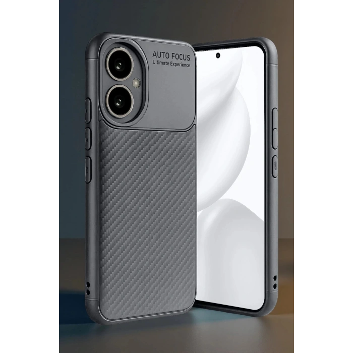 Honor 400 Kılıf Auto Focus Karbon Kapak - Gri