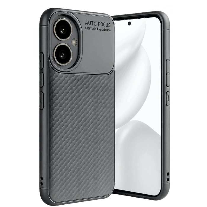 Honor 400 Kılıf Auto Focus Karbon Kapak - Gri