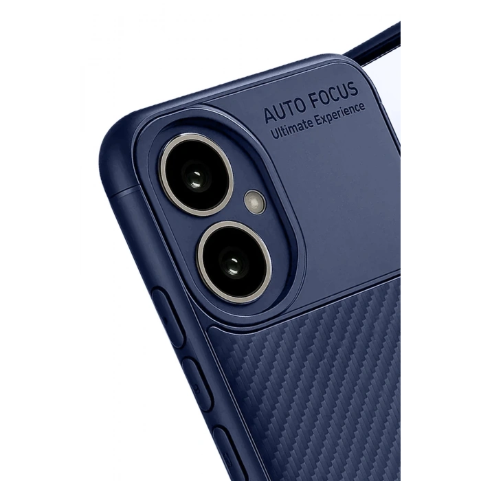 Honor 400 Kılıf Auto Focus Karbon Kapak - Lacivert