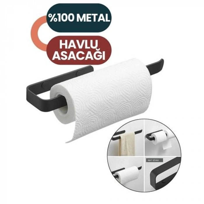 Hsnet Vigna Black Havlu Folyo Asacağı