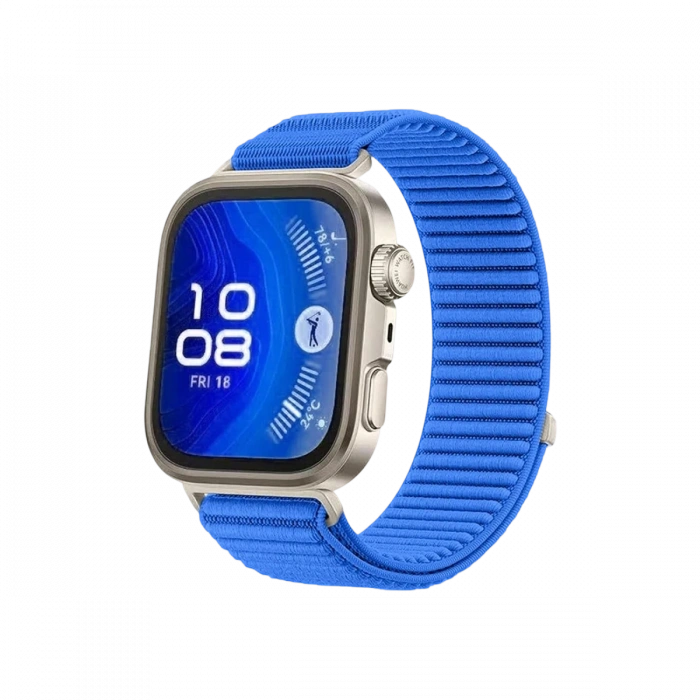 Huawei Fit 4 Braid Kordon - Mavi