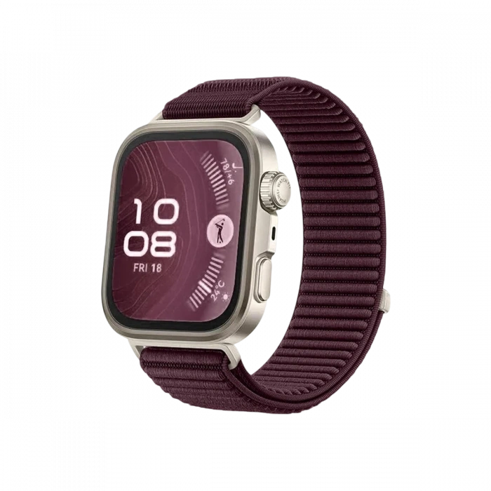 Huawei Fit 4 Braid Kordon - Mürdüm