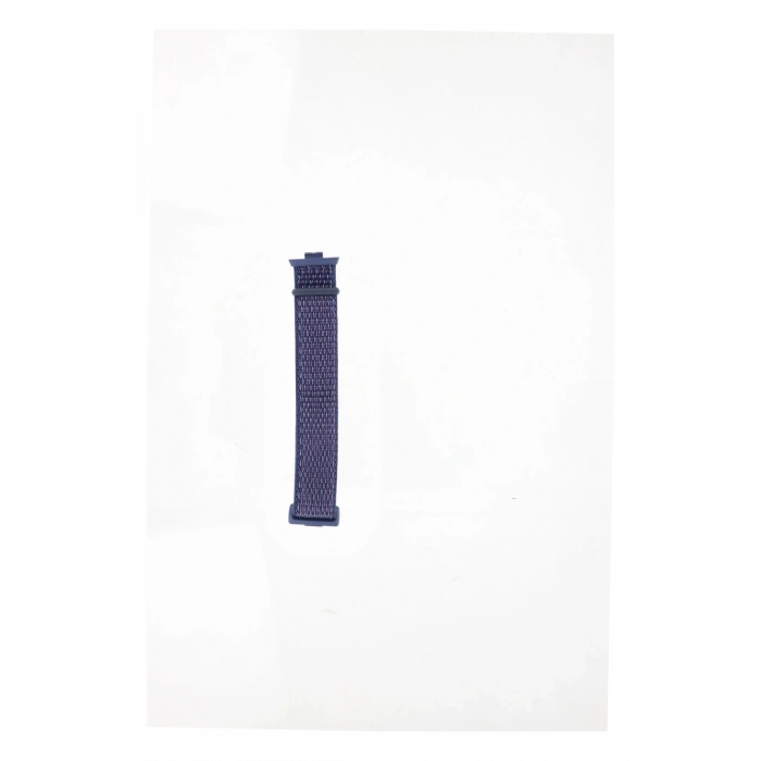 Huawei Fit 4 Hasırlı Cırtcırtlı Kordon - Lacivert-Mürdüm