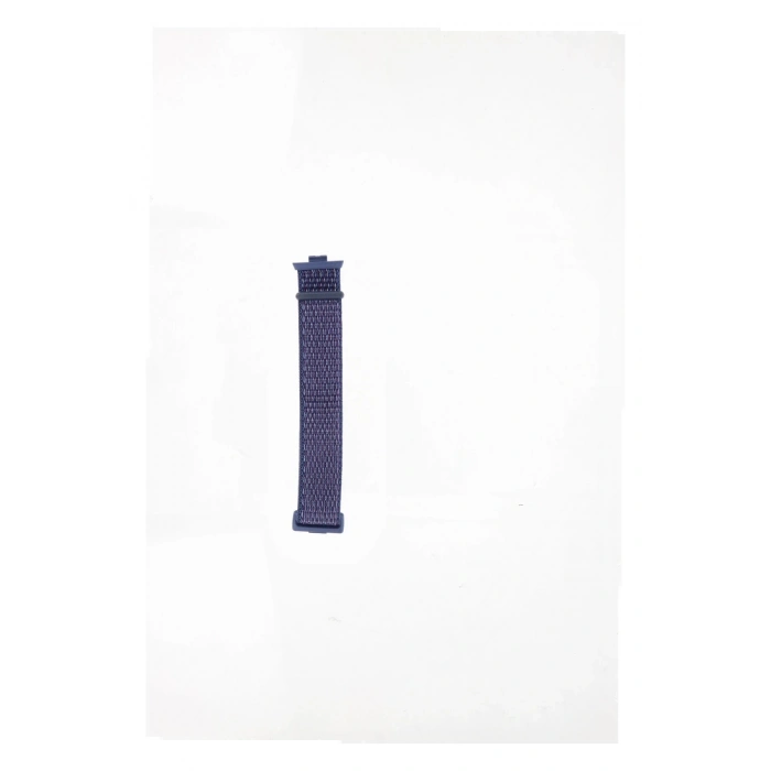 Huawei Fit 4 Hasırlı Cırtcırtlı Kordon - Lacivert-Mürdüm