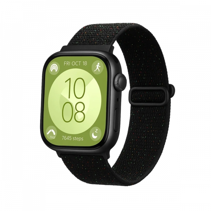 Huawei Fit 4 Star Kordon - Benekli Siyah