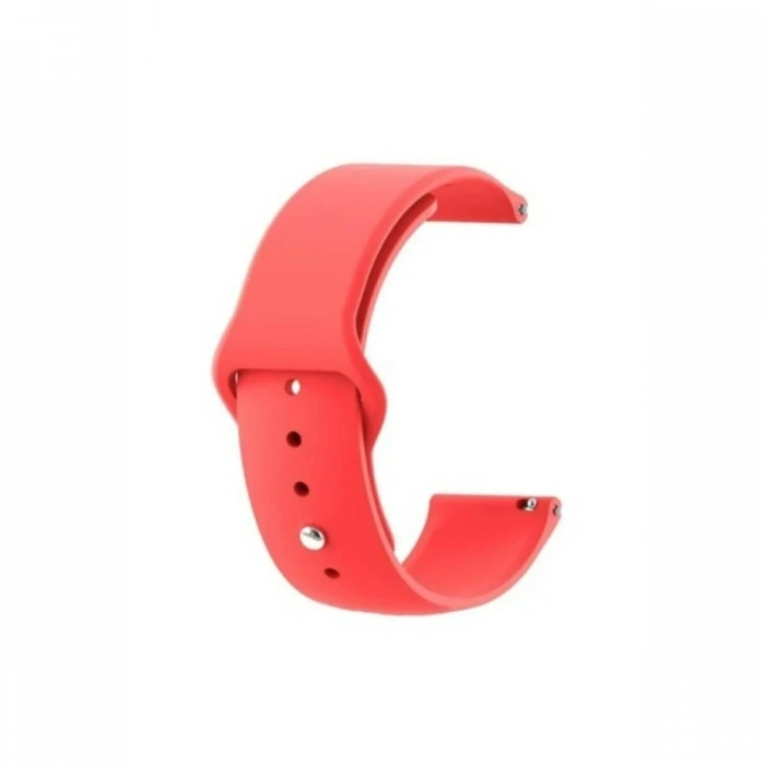 Huawei GT4 41mm 18mm Klasik Kordon - Kırmızı