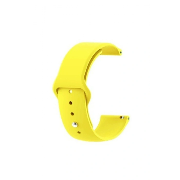 Huawei GT4 41mm 18mm Klasik Kordon - Sarı