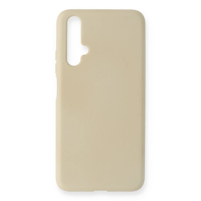 Huawei Honor 20 Kılıf Nano içi Kadife Silikon - Kemik