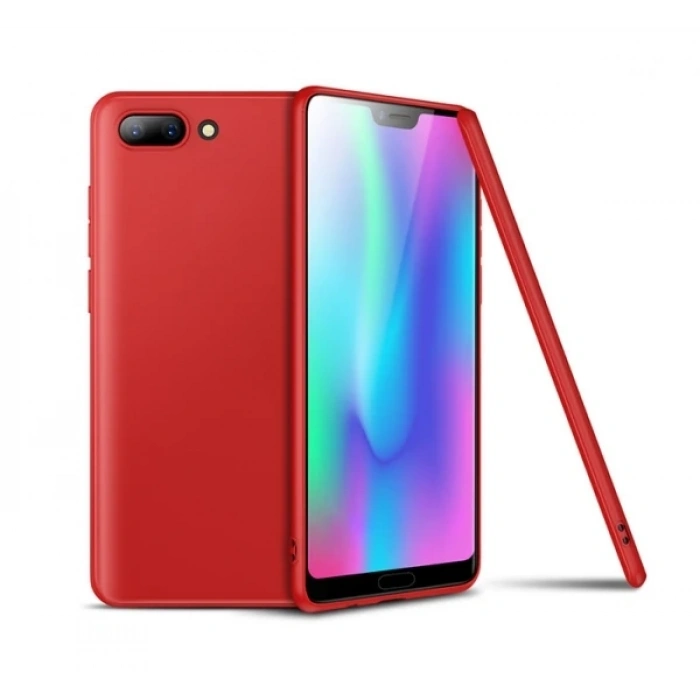 Huawei Honor 9i Slim Fit Soft Premium Silikon Kamera Korumalı Kılıf
