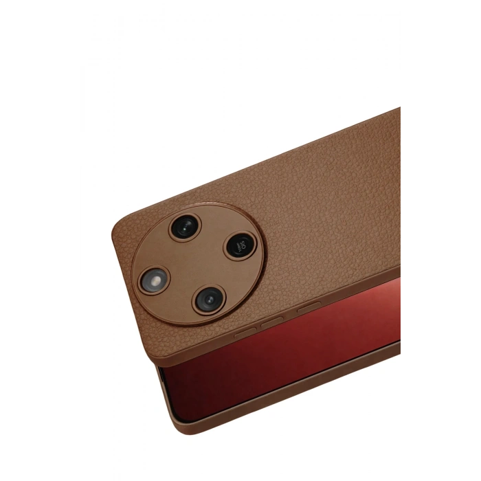 Huawei Honor Magic 8 Lite Thermax Silikon Kılıf - Kahverengi