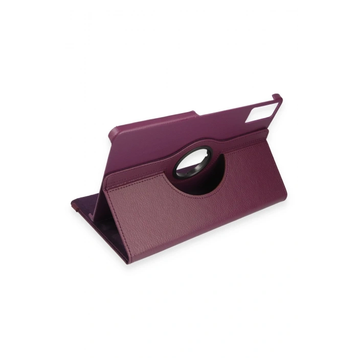 Huawei Honor Pad 10 12.1 Kılıf 360 Tablet Deri Kılıf - Mürdüm